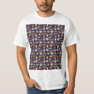 Girly Floral Pattern T-Shirt