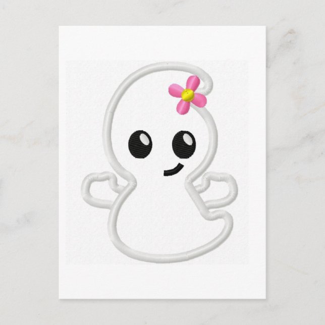 girly ghost.jpg postcard (Front)