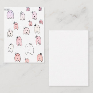 Girly Ghosts Card