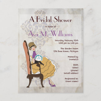 Girly Girl Bridal Shower Invitation