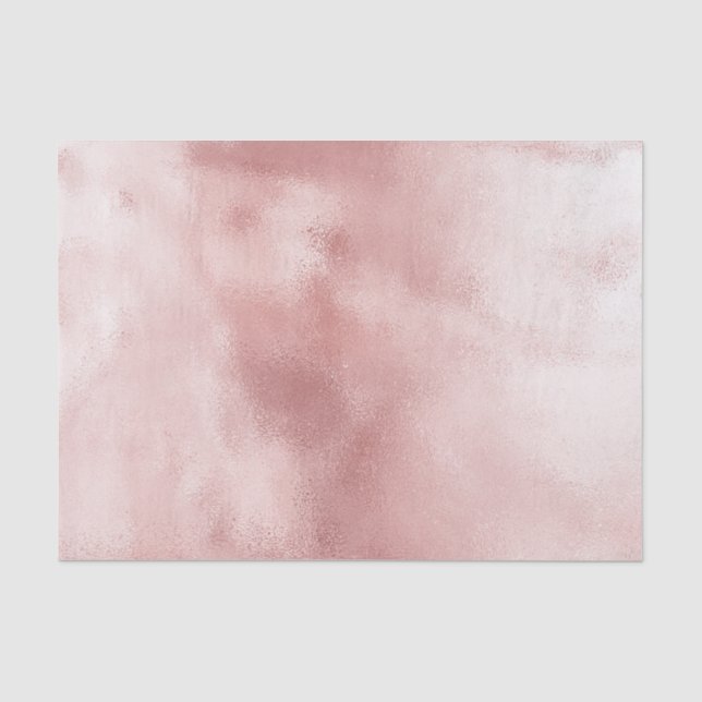 Girly Glam Blush Pink Bridal Shower Tissue Paper (Front)