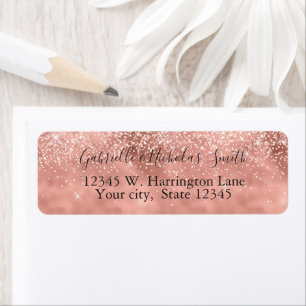 Girly Glam Blush Rose Pink Glitter Glitz