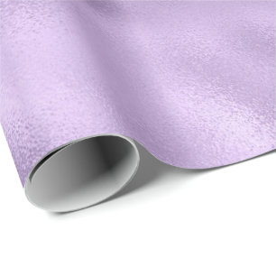 Girly Glam Purple Wrapping Paper