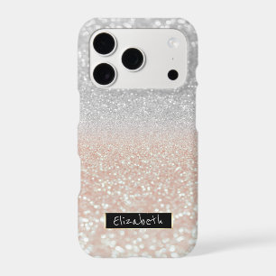 Girly Glitter Bokeh Ombre - Personnalisé