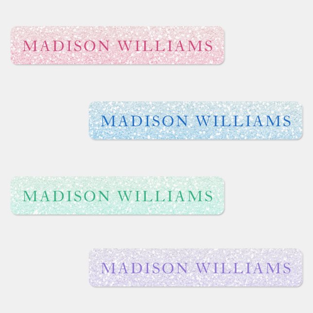 Girly Glitter Chic Modern Personalized Clothing (Group)