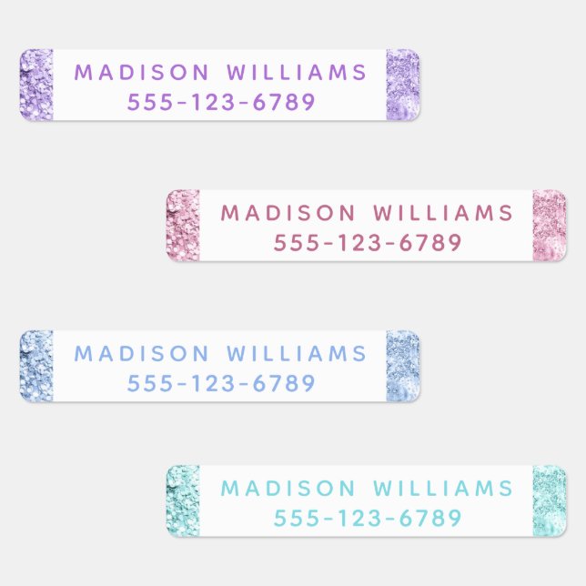 Girly Glitter Chic Modern Personalized  Clothing (Group)