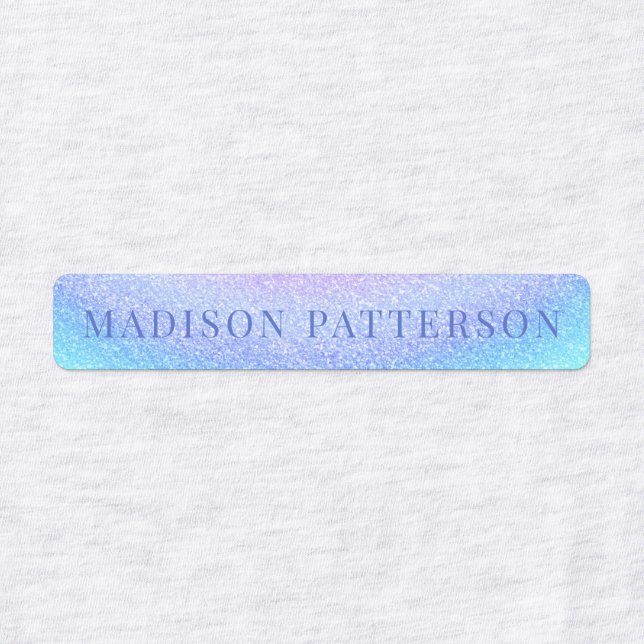 Girly Glitter Chic Modern Personalized Name (Design 1)
