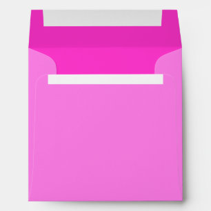 Girly Hot Pink Colour Background Customize It! Envelope