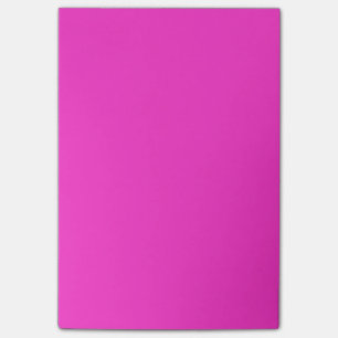 Girly Hot Pink Colour Background Customize It! Post-it Notes