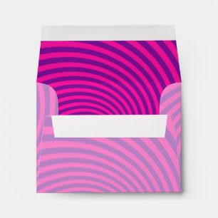 Girly Hot Pink Swirl Decor Envelopes