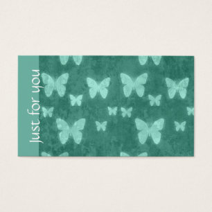 Girly Jade Green Butterfly Spa Gift Cards