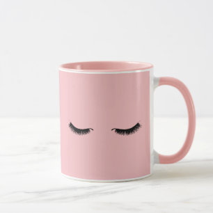 Girly Lashes and Mascara Mug