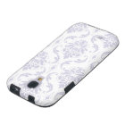 Girly, Lavendar Vintage Damask Pattern