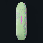 Girly Liquid colourful glitter  with name Skateboard<br><div class="desc">Add your name to thus unique skateboard for girls who like outdoor sport . It features a Liquid colourful glitter effect. Perfect gift for birthday or any other celebration or occasion</div>