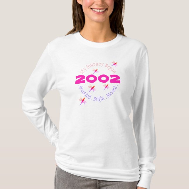 Girly Long Sleeve Summer Weight T-Shirt (Front)