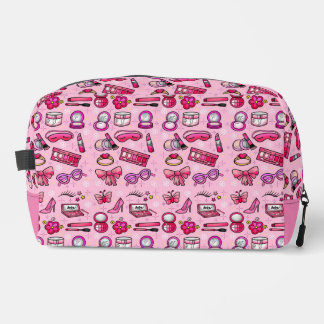 Girly Makeup - Pink Dopp Kit
