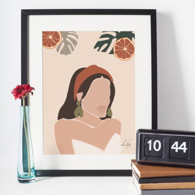  Girly Minimal Boho Chic Art Poster (Creator Uploaded)