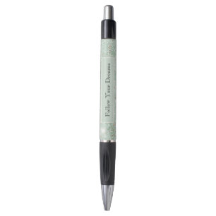 Girly Mint Green Glitter Dreams Pen