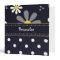Girly Mod Daisies and Polka Dots With Name