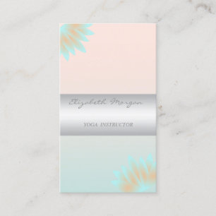 Girly Modern Professional Charming,Lotus Business Card