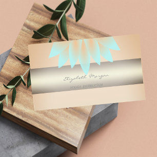 Girly Modern Professional Charming,Lotus Business Card