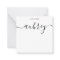 Girly Monogram Calligraphy White