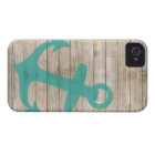 Girly Nautical Anchor and Wood Look