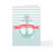 Girly Nautical Anchor Personalized Happy Birthday