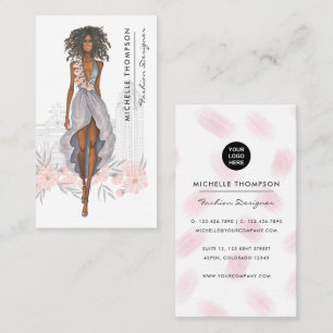 Girly New York Fashion Designer Business Card