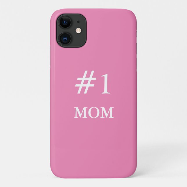 Girly Pink #1 Mom Case-Mate iPhone Case (Back)