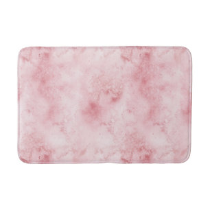 Girly Pink Abstract Bath Mat