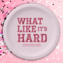 Girly Pink Aesthetic Law School Graduation Decor