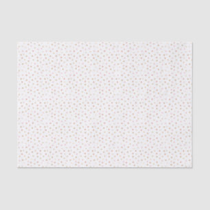 Girly Pink and Gold Sparkle Dots Tissue Paper