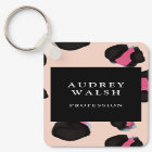 Girly Pink Back Blush Leopard print