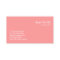 Girly Pink Chevron Stylist Business Card