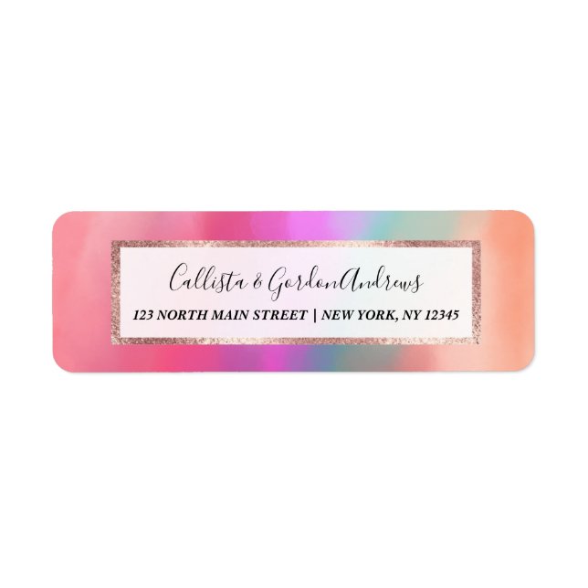 Girly Pink Coral Teal Abstract Cloudy Art (Front)