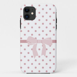 Girly Pink Dots iPhone 11 Case
