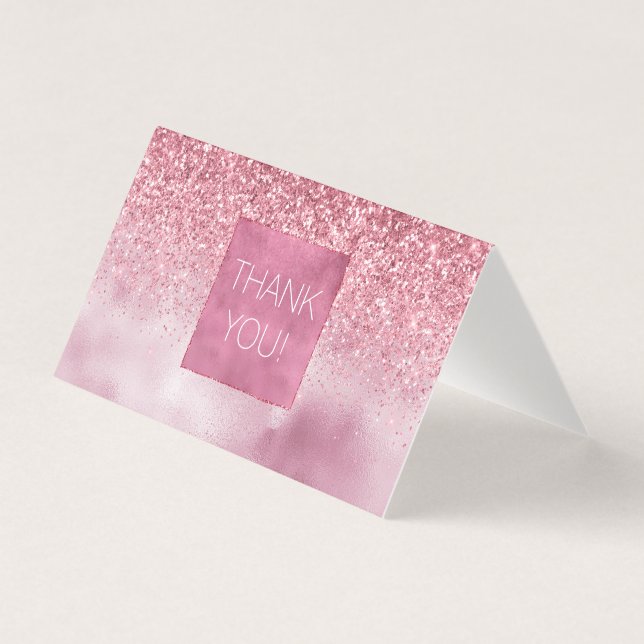 Girly Pink Glam Glitter sparkle (Front)