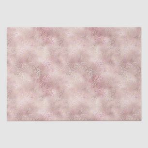 Girly Pink Glam Gold Leopard Print Tissue Paper