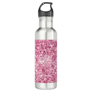 Girly Pink Glitter Confetti 710 Ml Water Bottle