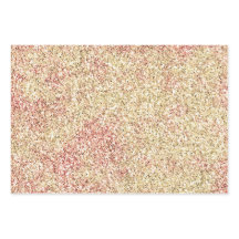 Girly Pink Gold Glitz Glitter Ombre Wrapping Paper