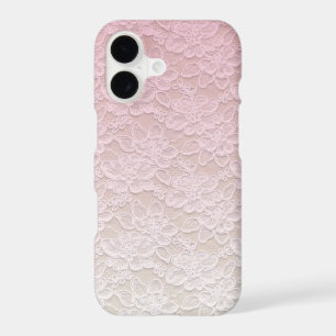Girly PInk Lacey Pattern iPhone 7 case
