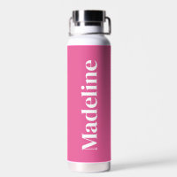 Girly Pink Minimalist Personalized Thor