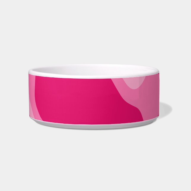 Girly pink monogram bowl (Right)