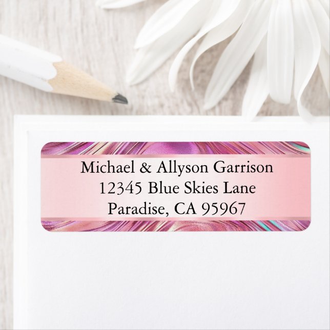 Girly Pink Pearl Rose Gold Glam  (Insitu)