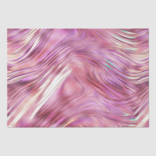 Girly Pink Pearl Rose Gold Glam Tissue Paper