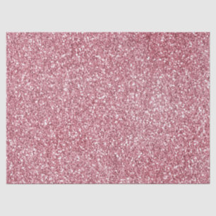 Girly Pink Rose Glitter    Tissue Paper
