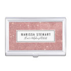 Girly Pink Rose Gold Chic Faux Glitter Pattern