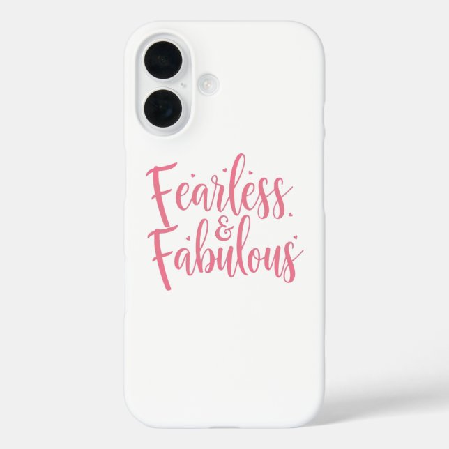 Girly Pink Sparkle Motivational Message Case-Mate iPhone Case (Back)