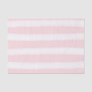 Girly Pink Stripes Tissue Paper